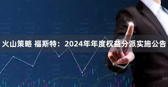 火山策略 福斯特：2024年年度权益分派实施公告