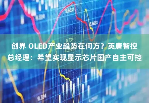 创界 OLED产业趋势在何方？英唐智控总经理：希望实现显示芯片国产自主可控